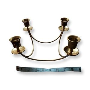 BRASS CANDLE HOLDER 4 1piece